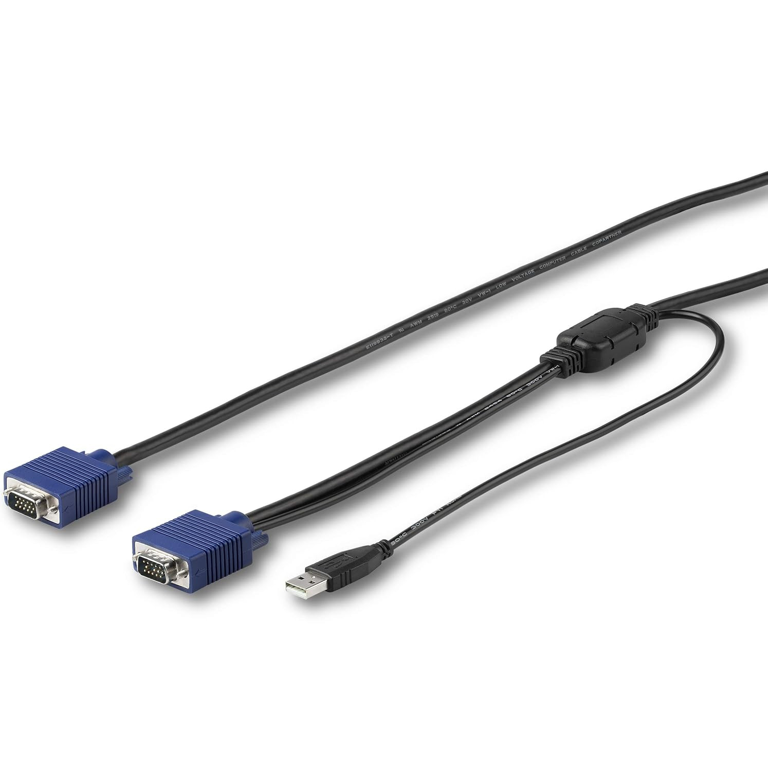.Com 6 Ft. (1.8 M) USB KVM Cable for .Com Rackmount Consoles - VGA and USB KVM C
