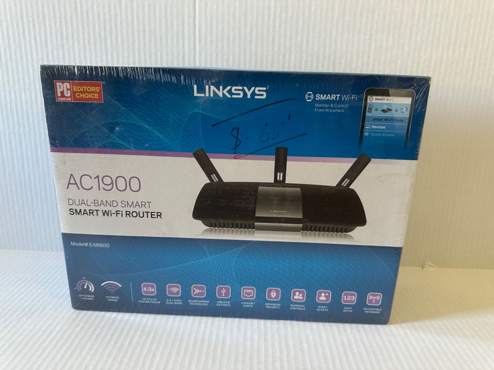 Linksys MAIN-1596237 Ea6900 Ac1900 Wireless Dual-band Home Internet Router