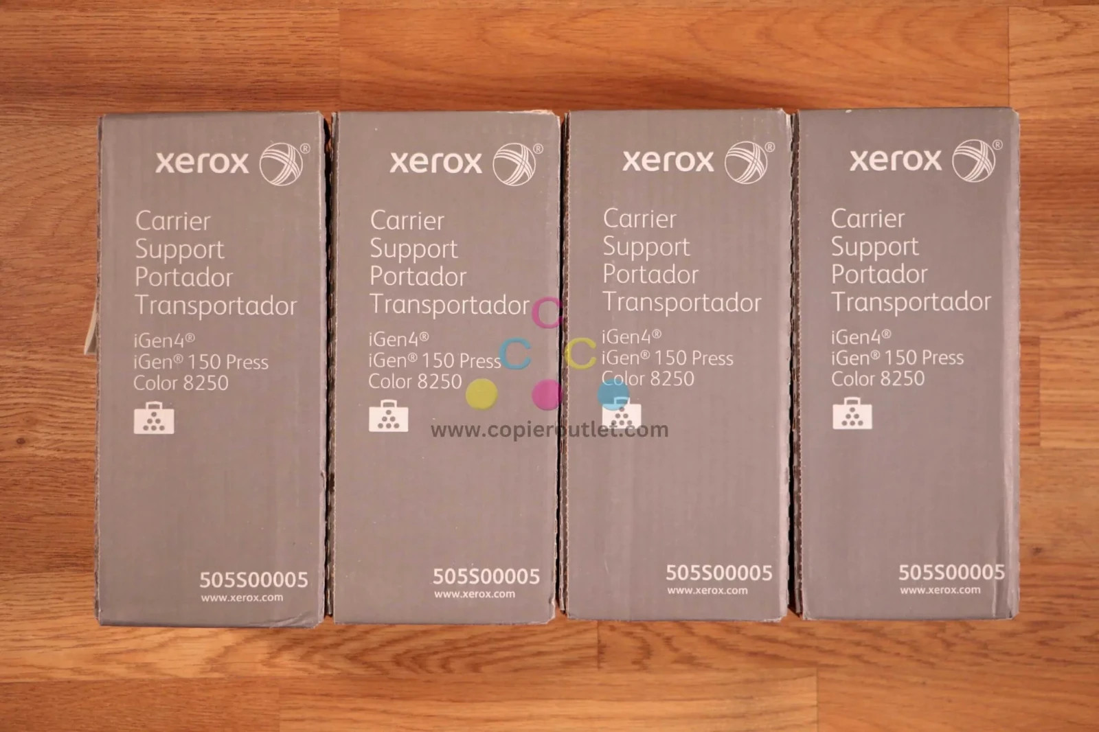 BOX OF 4 XEROX CARRIER SUPPORT iGen4 iGen150 505S00005 