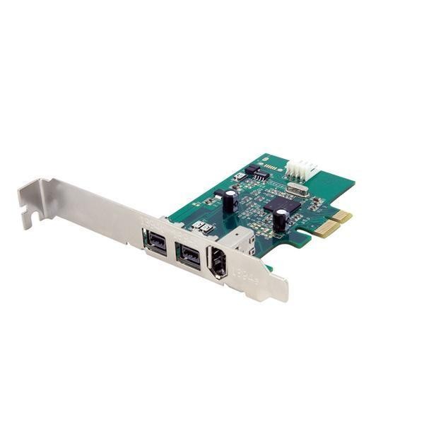 STARTECH PEX1394B3 2B 1A 1394 Firewire 2x 800 1x 400 PCI Express Card PC Mac