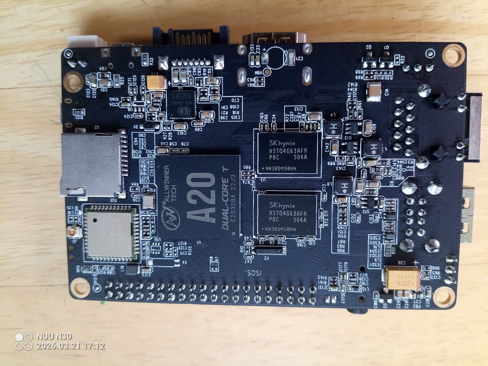 Banana Pro, 1GHz dual-core ARM Cortex A7, 1GB DDR3 ram, single board computer.