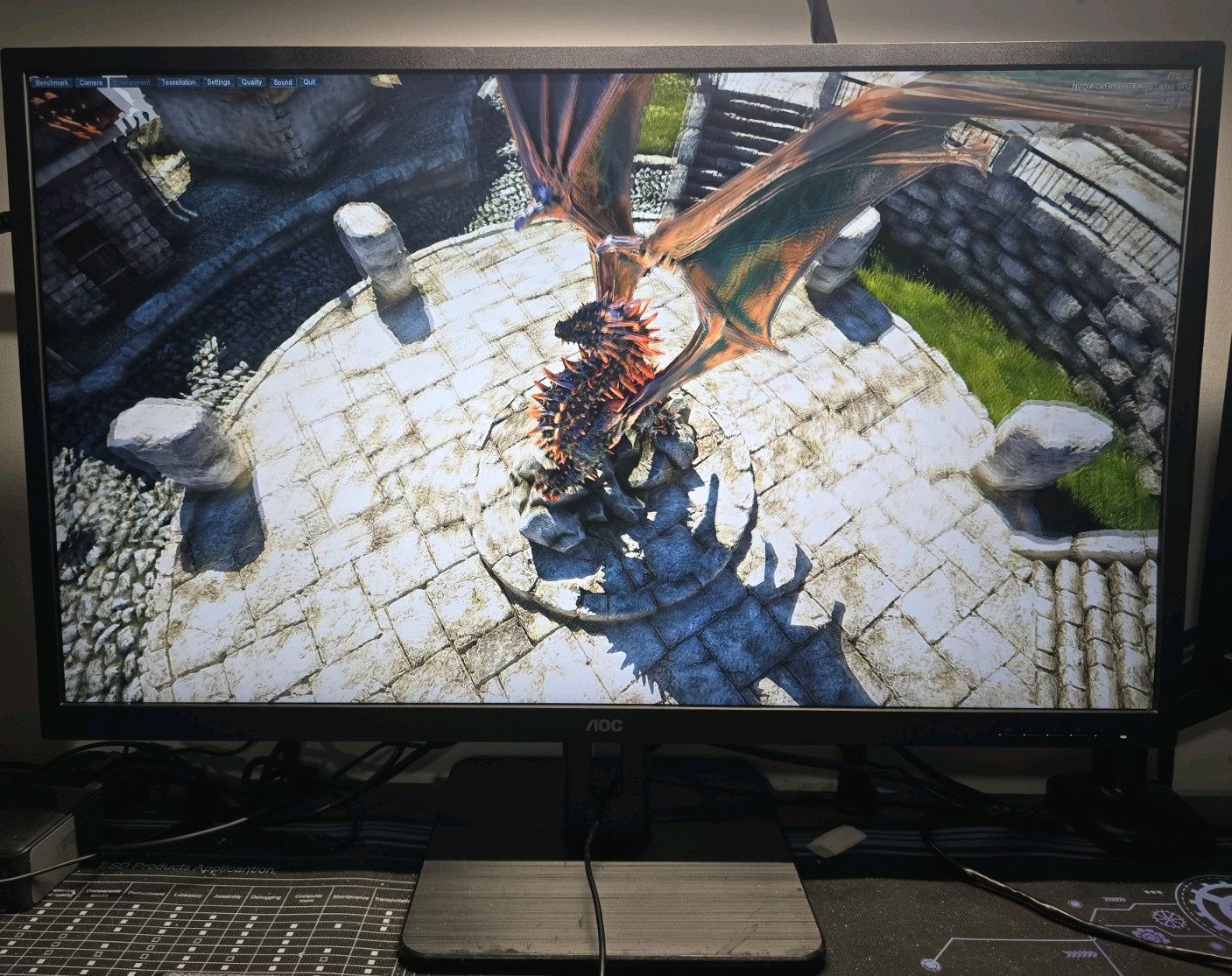 AOC Q32E2N 32" Monitor - 75 Hz - 2560x1440 - Extra Base 
