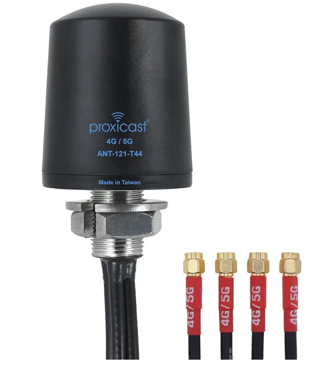 4x4 MIMO 4G/5G Cellular Antenna - Low Profile Vandal Resistant IP67 Omni Through