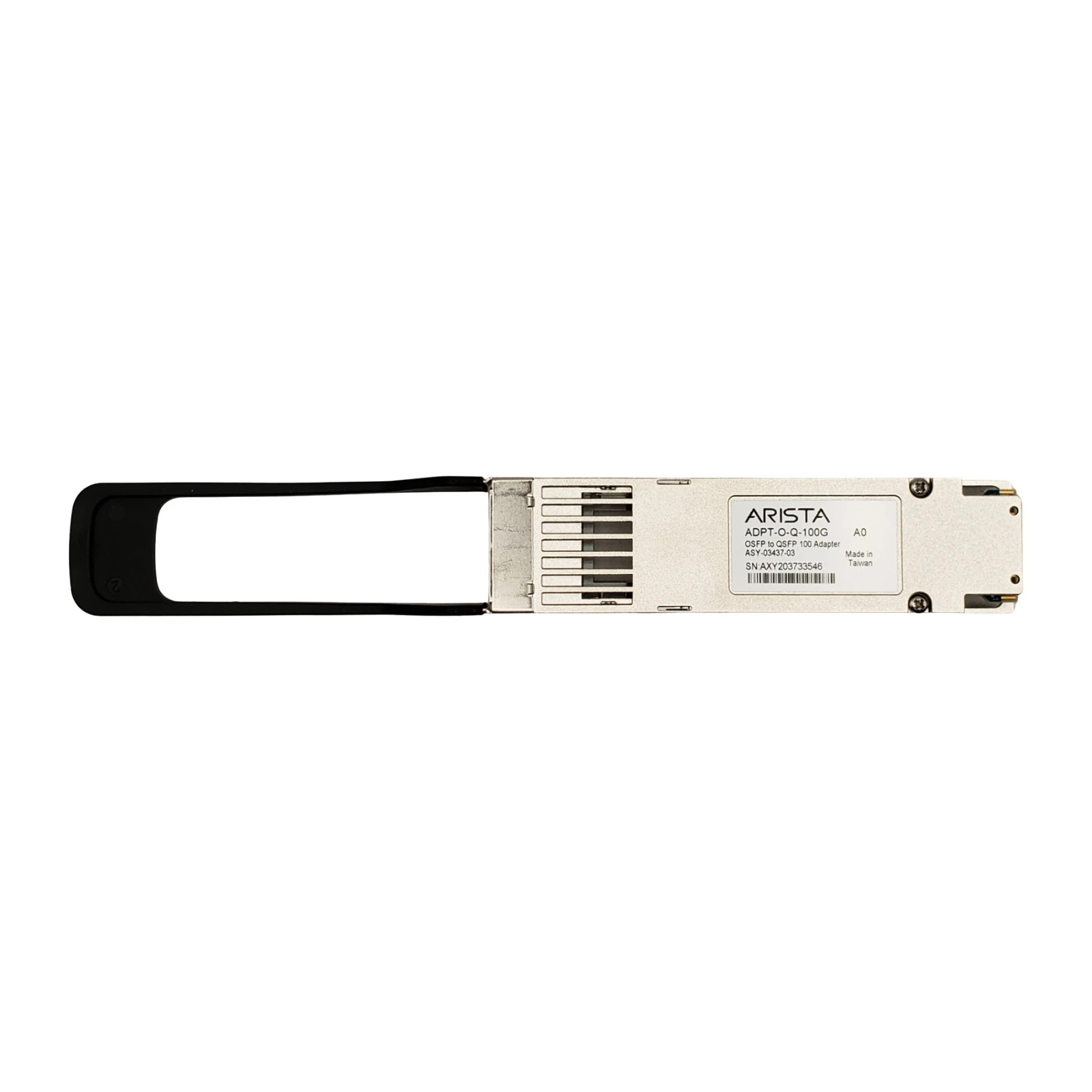 Arista ADPT-O-Q-100G 100GbE OSFP to QSFP Transceiver Adapter P/N: ASY-03437-03