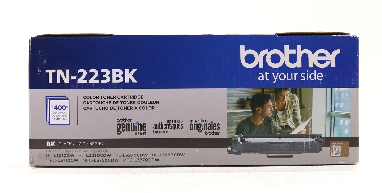 Brother Black 1400 Page Yield Toner Cartridge P/N: TN-223BK Brand New