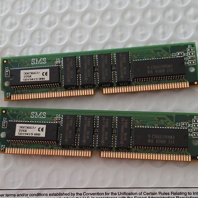 SMS 16MB Kit (2x8MB) 168-Pin DIMM EDO DRAM PC-90 Total 16MB 30236G7/