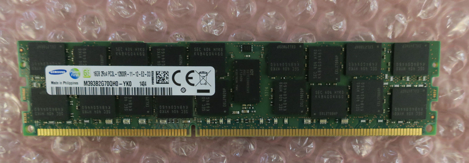 Fujitsu Original 16GB S26361-F3781-E516 DDR3-1600 PC3-12800 LV Dual Rank DIMM