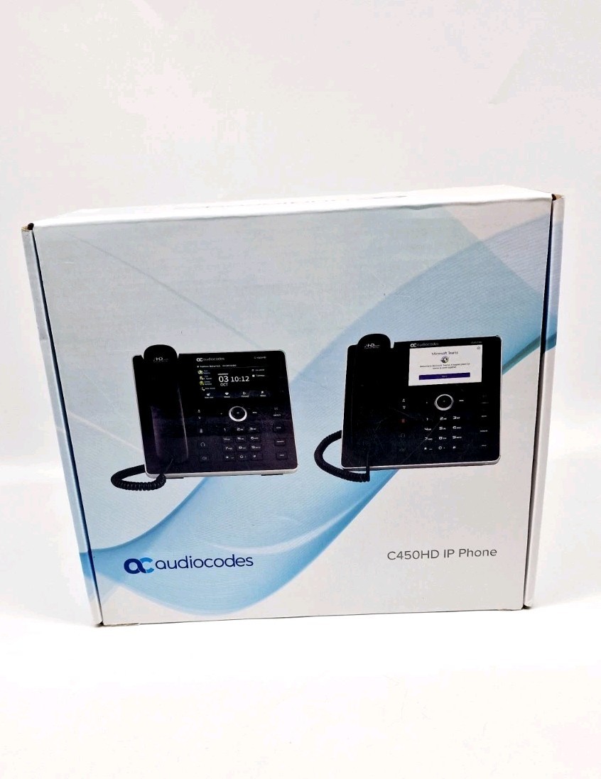 AudioCodes C450HD IP Phones, a High Quality Business Desk Phone NEW