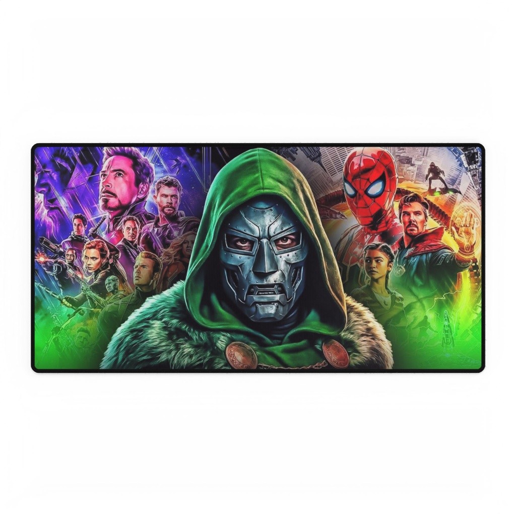 Doctor Doom And Marvel Heroes Multiverse Epic Action Mouse Pad Desk Mats
