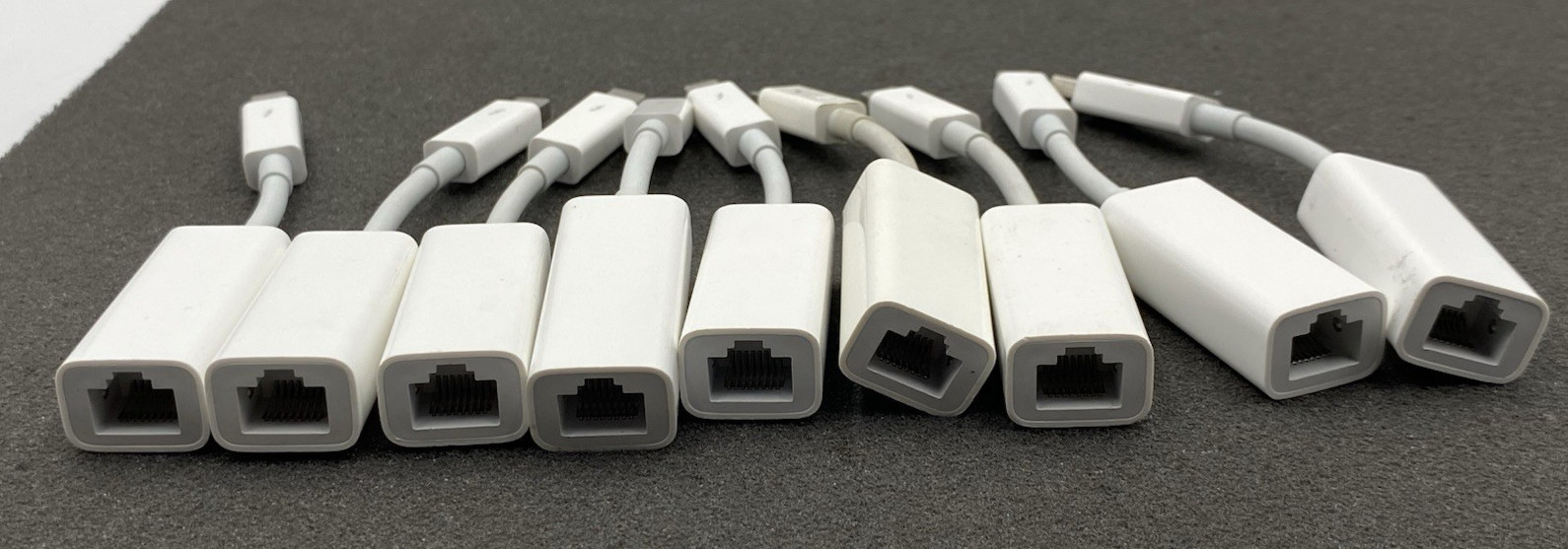 LOT OF 9 Apple A1433 Thunderbolt to Gigabit Ethernet Adapter