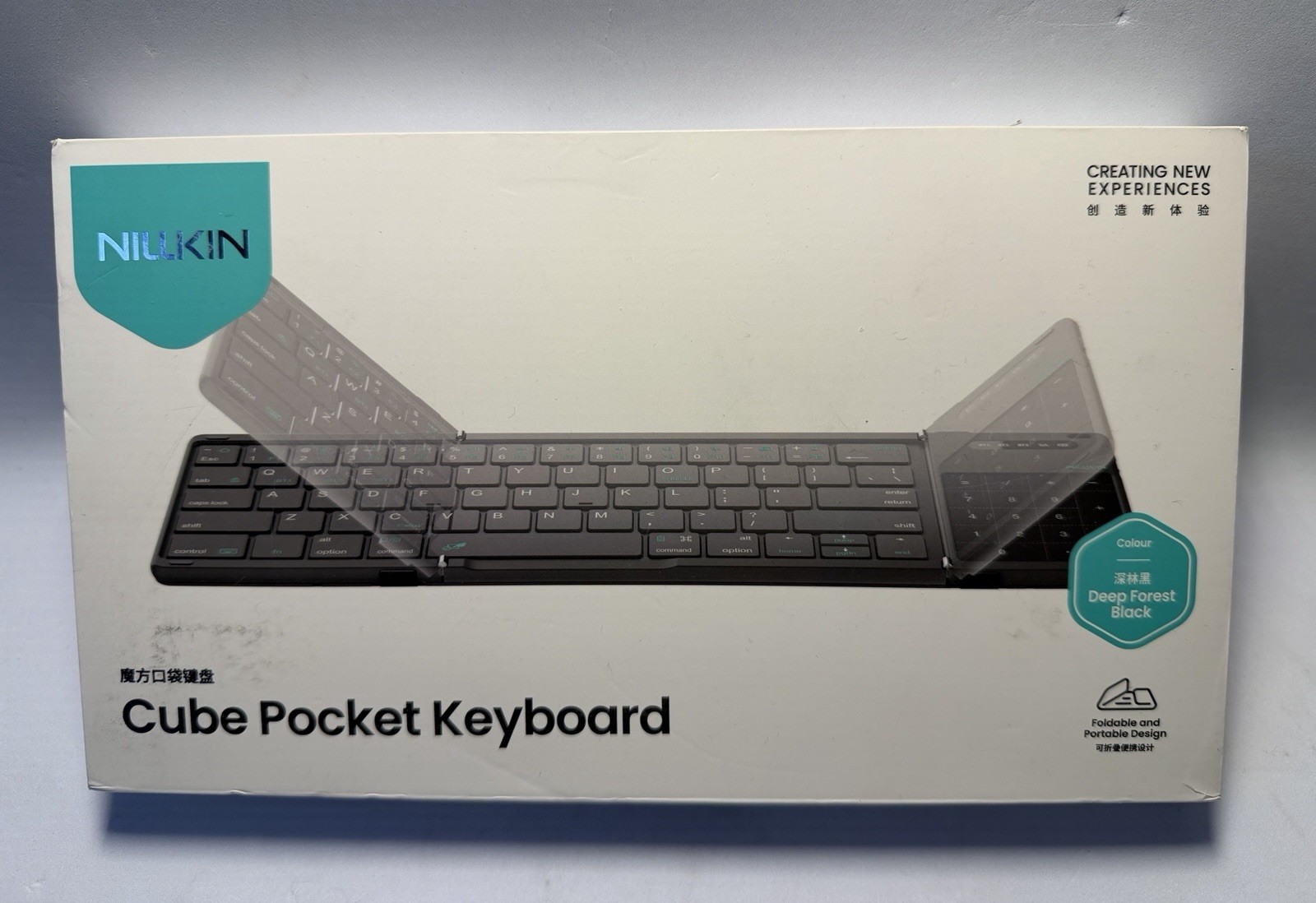 Nillkin Cube Pocket Wireless Folding Travel Keyboard NKF01 Deep Forest Black
