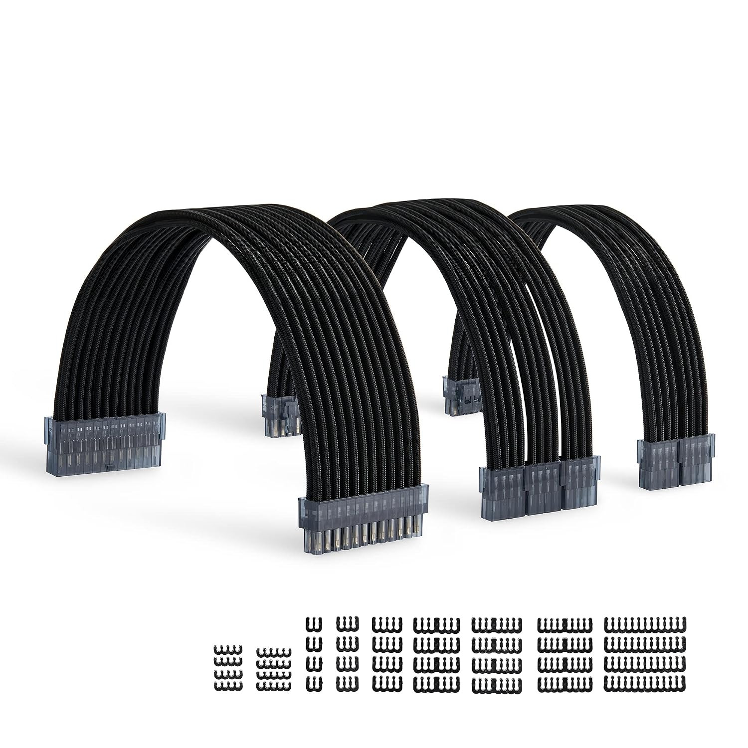 Sleeve Extension Power Supply Cable Kit,24-Pin/2xEPS/3xPCIe