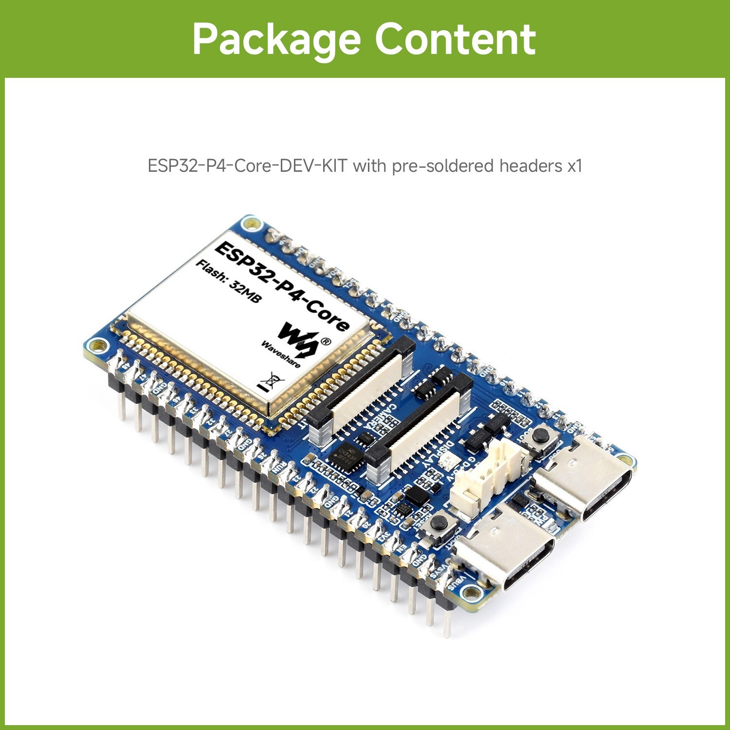 Waveshare ESP32-P4-Core High-performance Development Board Based On ESP32-P4
