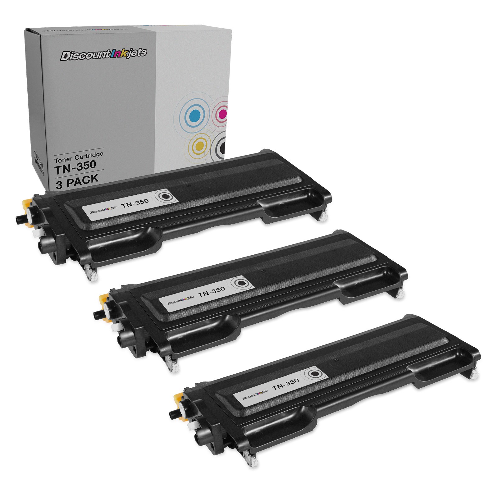 3PK TN350 TN-350 Toner Cartridge for MFC-7820 DCP-7025 HL-2070NR Intellifax 2820