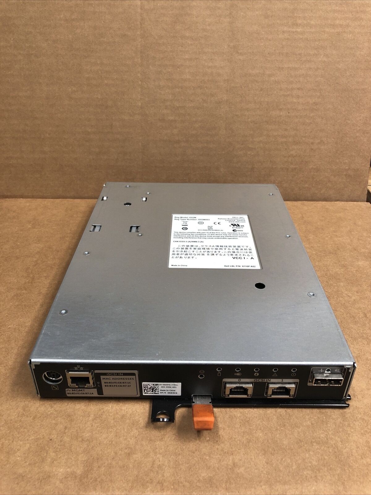 +Dell MD3660i 10GB ISCSI Controller - RR9F6