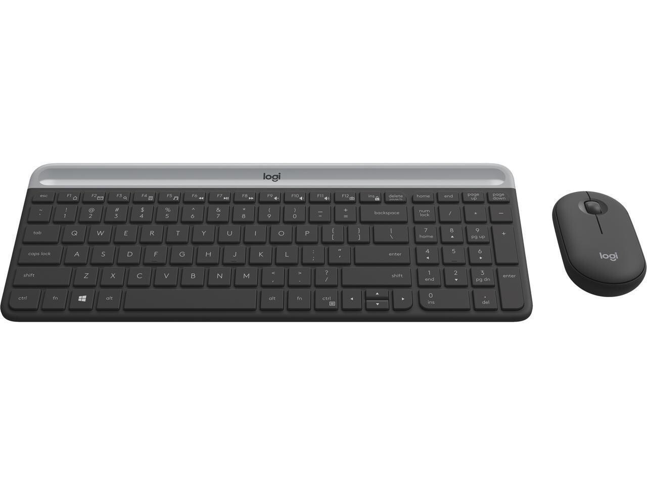Logitech MK470 Slim Wireless Keyboard and Mouse Combo, Ultra quiet. New Open Box