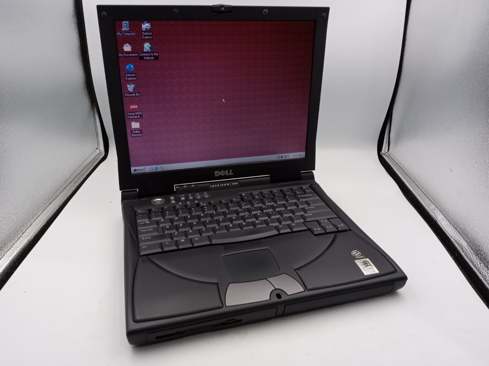Vintage Dell Inspiron 2500 14" Laptop Intel Celeron 128MB 10GB Windows 98 -RR