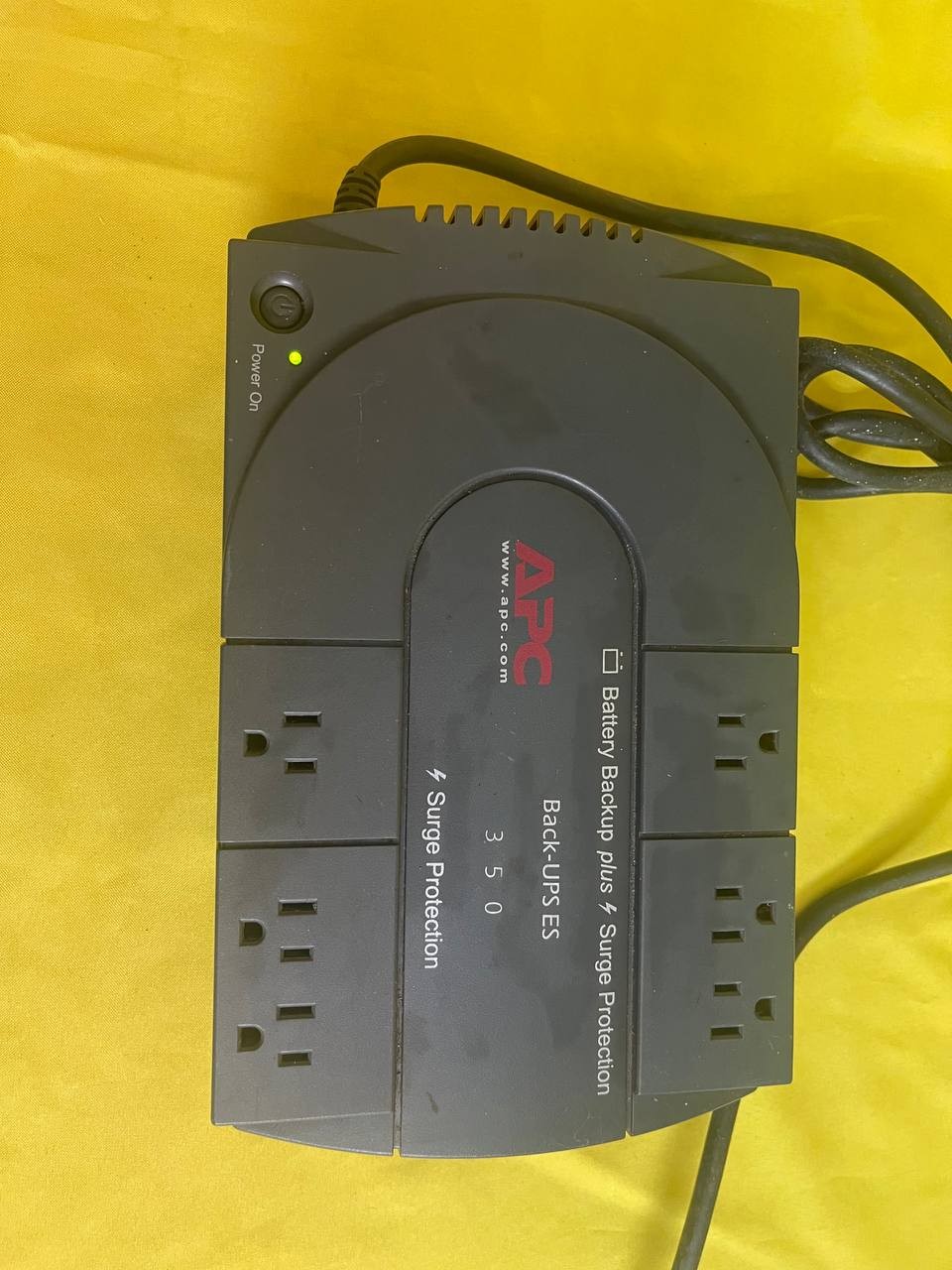 APC Back-UPS ES 350 Battery Backup Surge Protector UPS BE350G RE