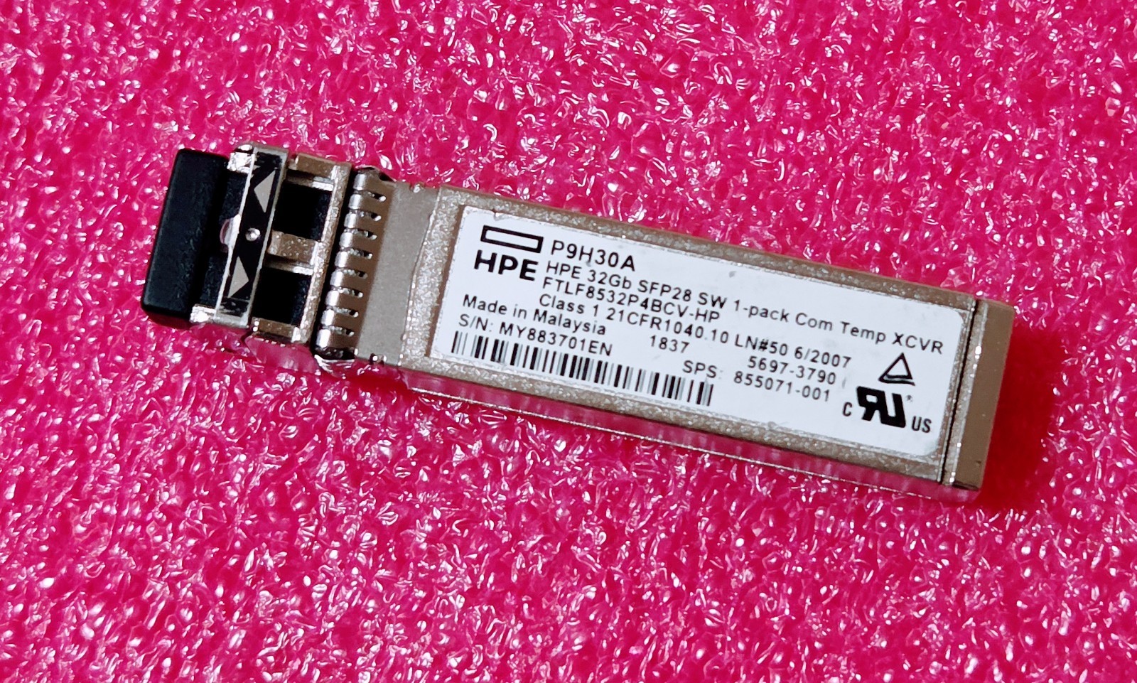 Genuine HPE P9H30A 32GB SFP28 SW Temp XCVR LC MMF Optic Transceiver