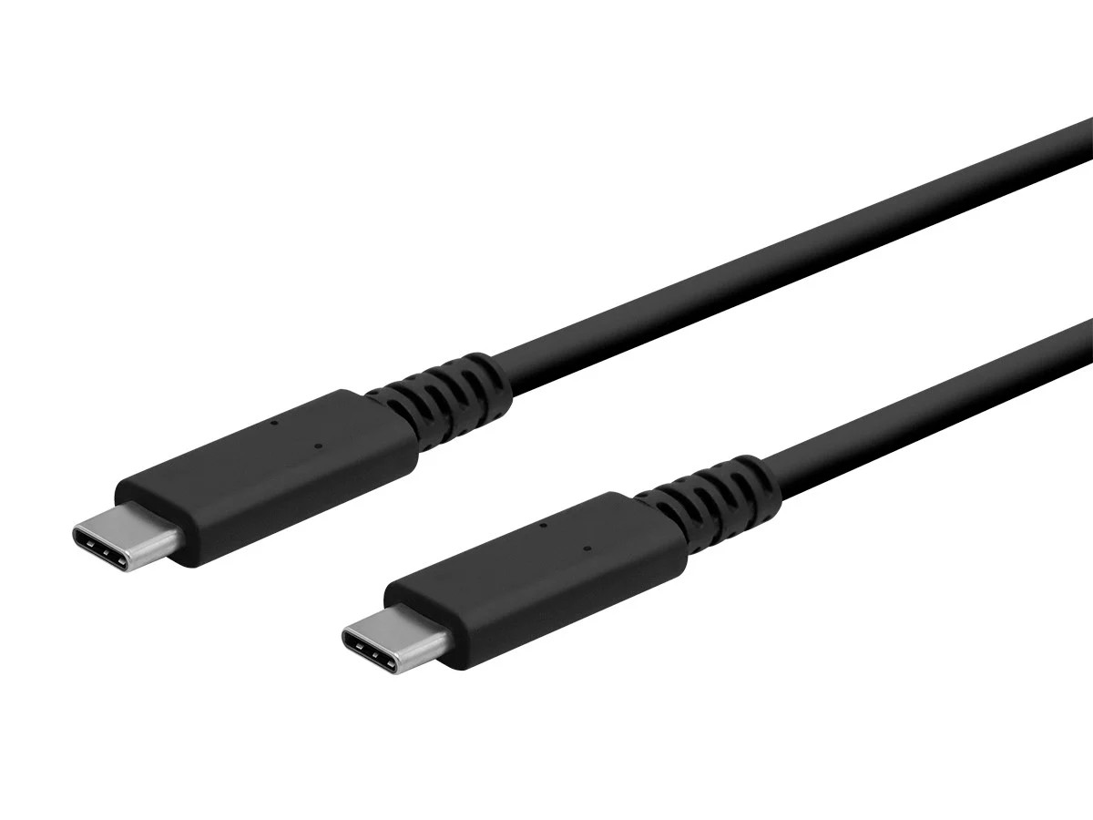 Monoprice USB 4.0 Type-C Gen 3x2 40Gbps 100W PD Black 1m (3.28ft) Thunderbolt 3