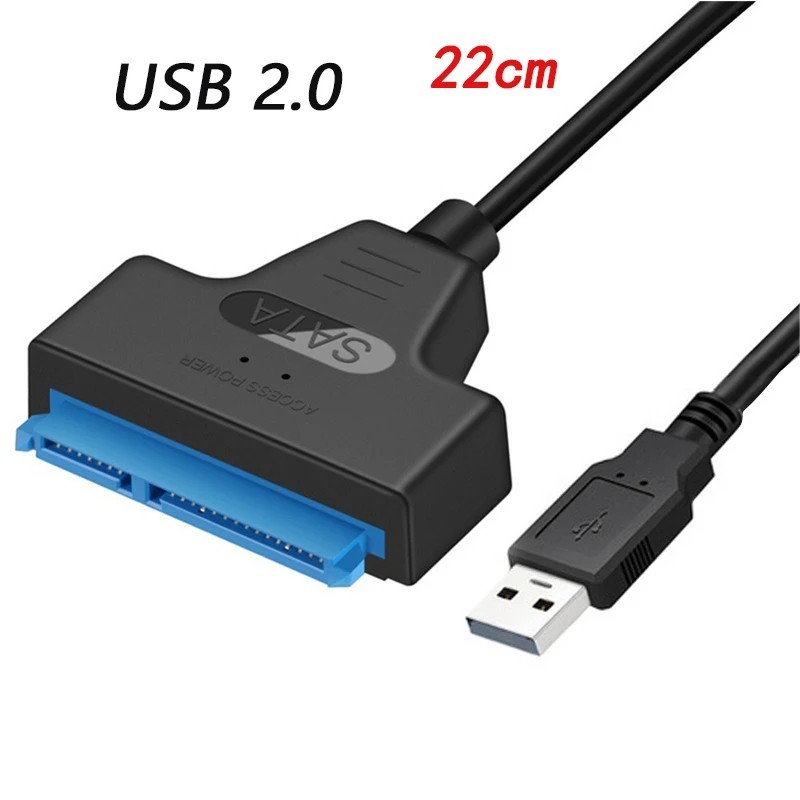 USB to SATA III Adapter Cable USB 3.0 USB 2.0 Type-C for 2.5" SSD HDD Drive