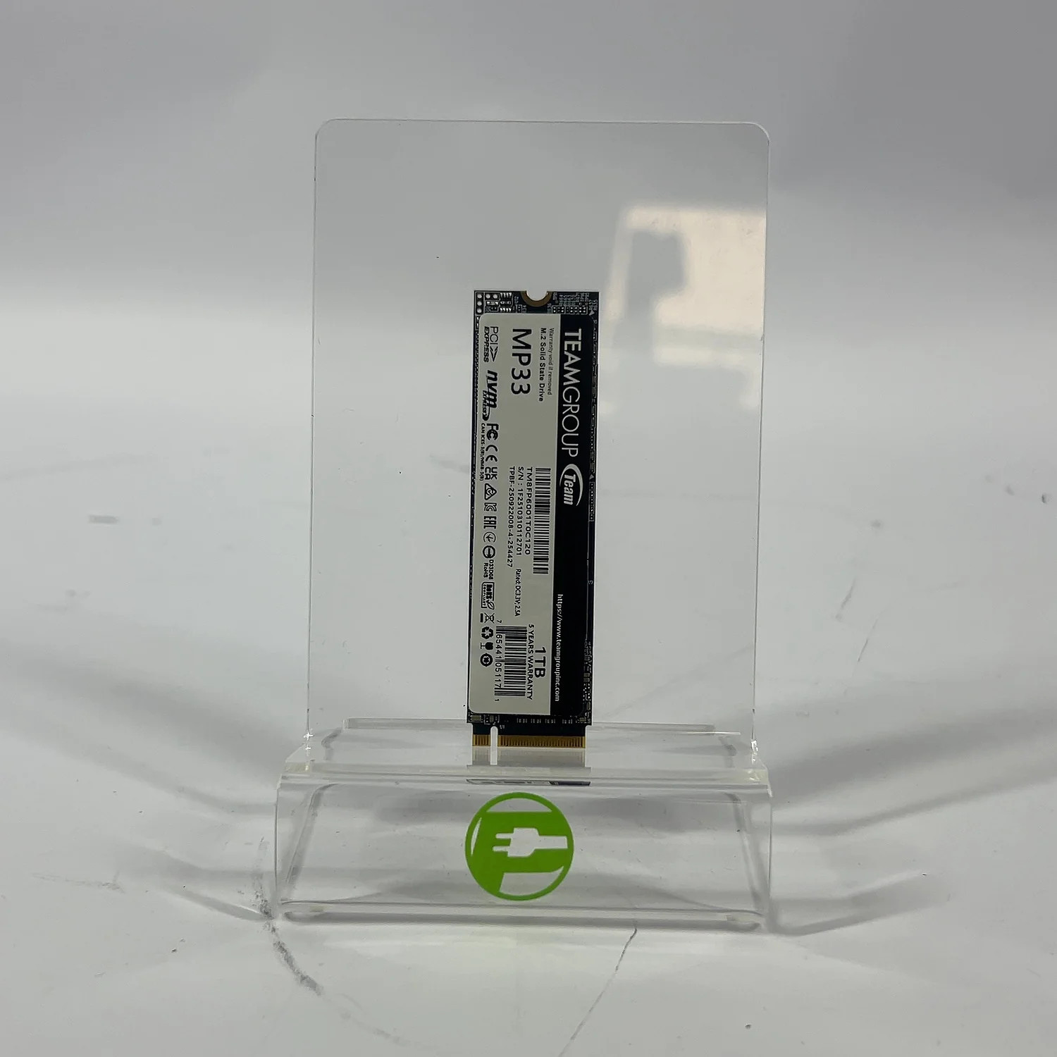 TeamGroup 2280mm MP33 M.2 1TB M.2 NVMe Gen 3.0 x 4 SSD