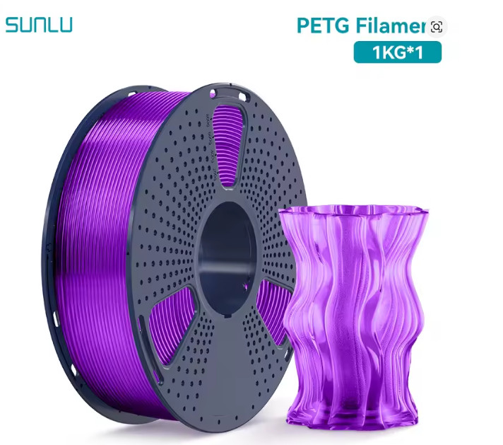 SUNLU PETG PLA+ PLA ABS SILK 3D Printer Filament 1.75mm 1KG Neat