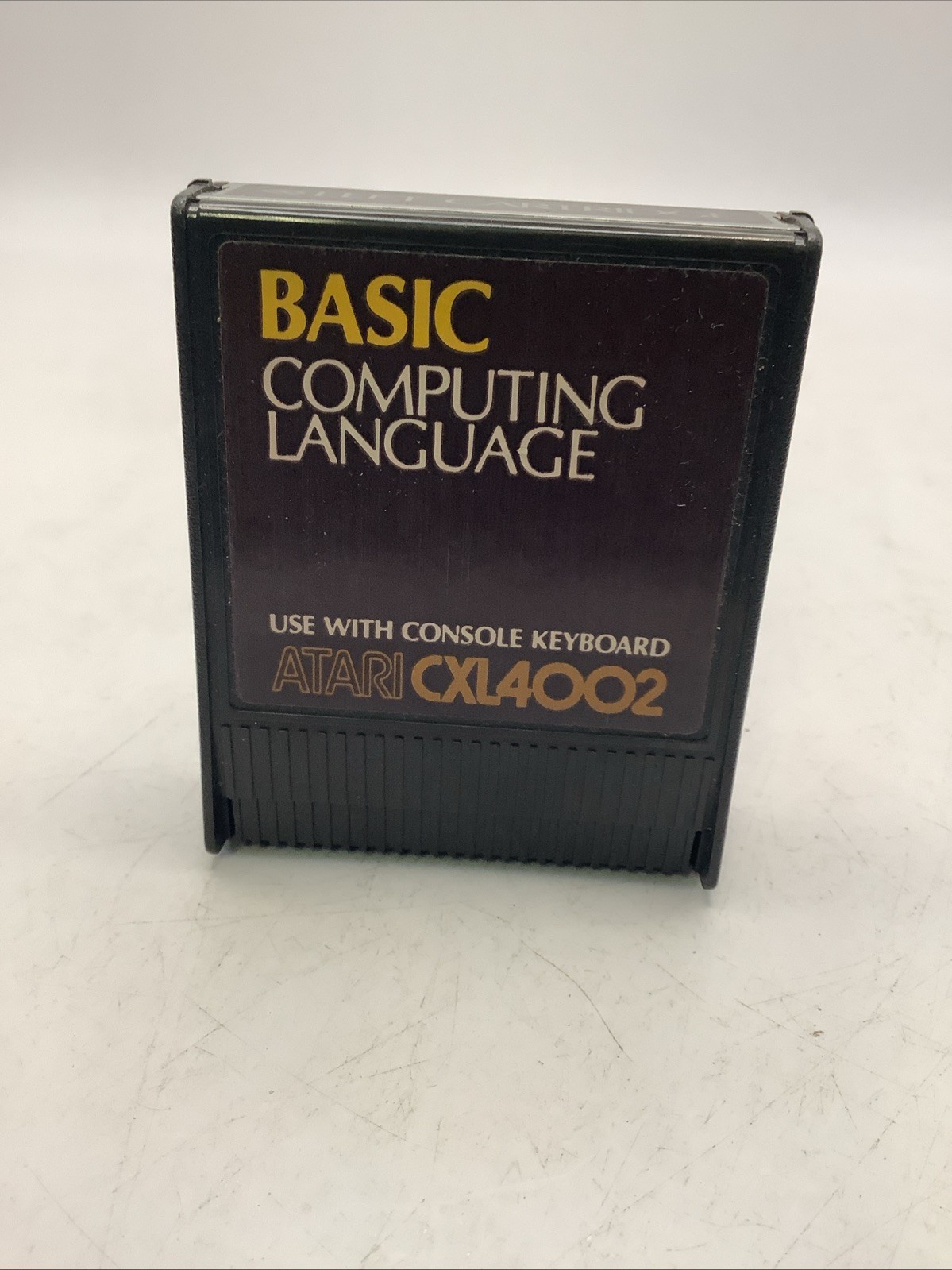 BASIC : Computing Language CXL4002 Original ATARI Computer Cartridge Only.