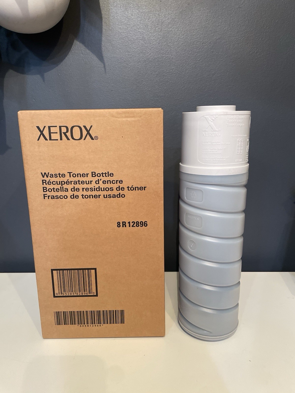 Xerox 006R01046 Black Toner Cartridge + Waste Bottle OEM Open Box (1 of 2)