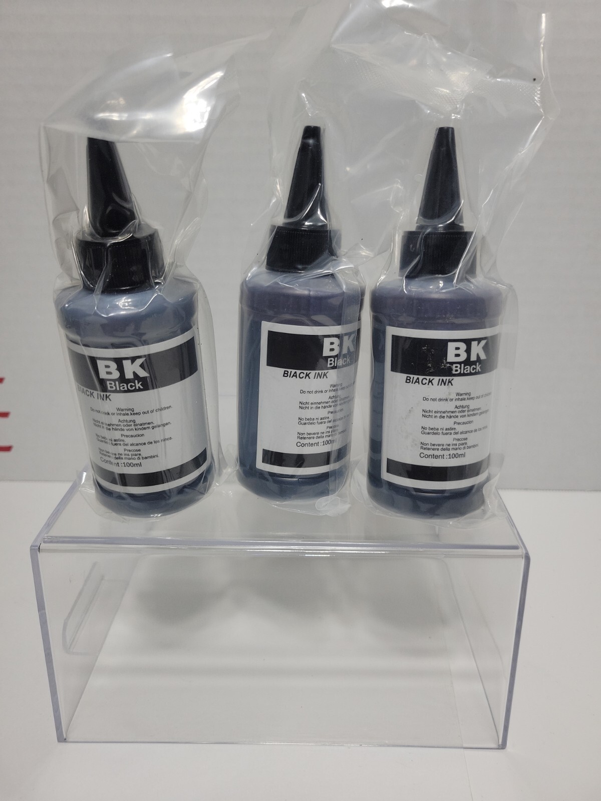100ml BK Bottle Printer Ink Refill black ink 