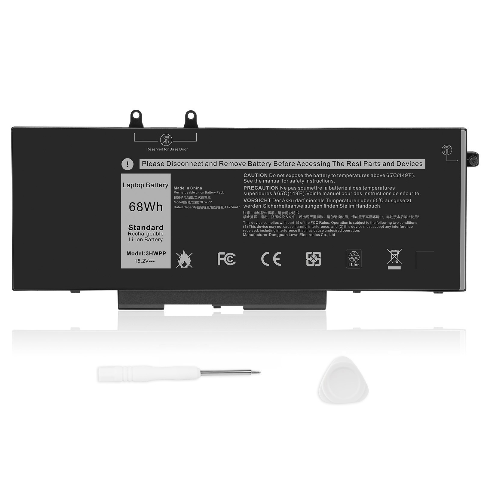 ✅4GVMP Battery For Dell Latitude 5401 5501 5411 5400 5500 5410 5510 /3HWPP NEW