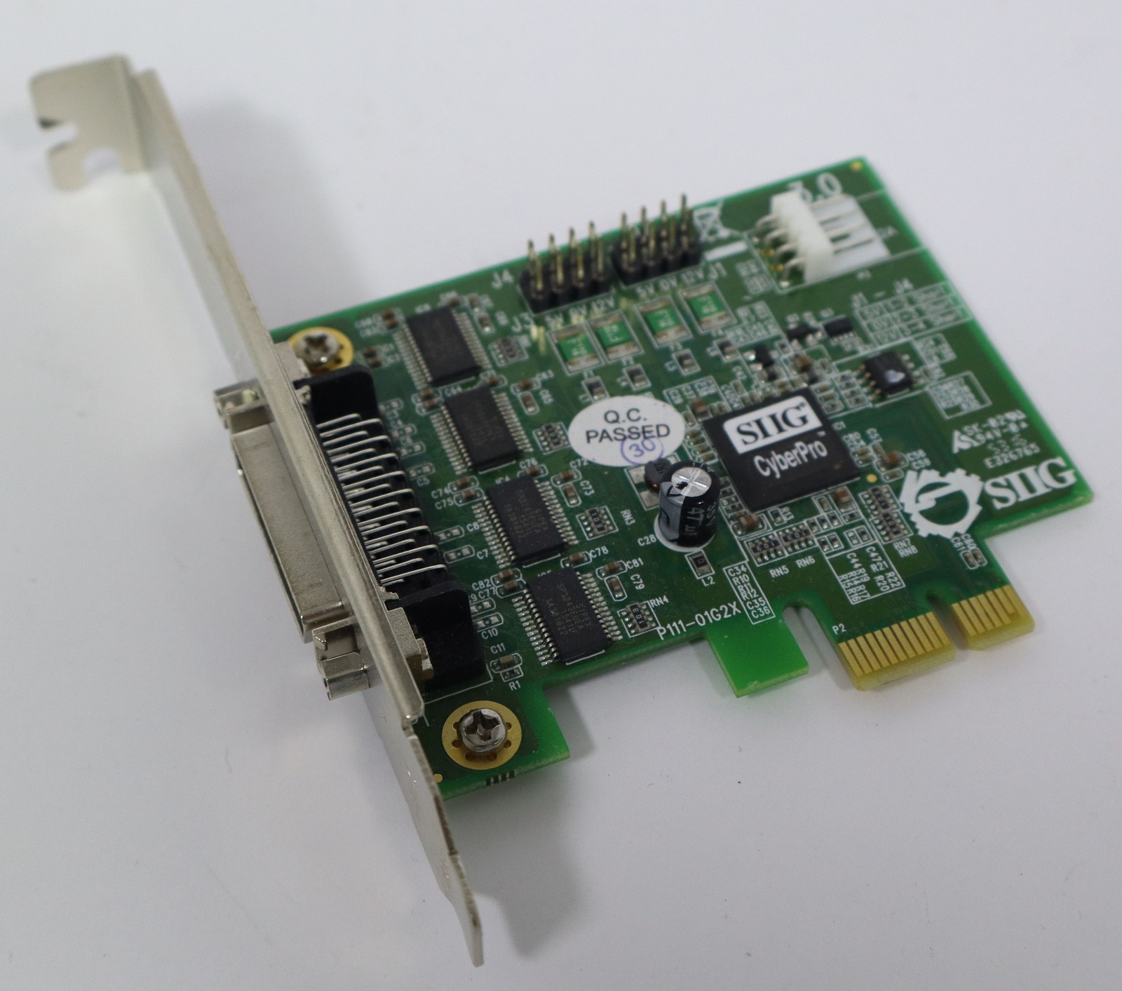 SIIG CyberPro P111-01G2X AUL3709X PCI-e Interface Card