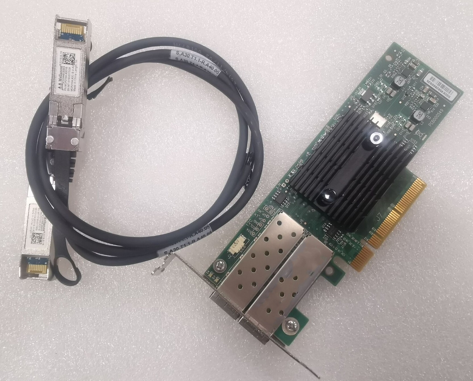 HP MCX312B-XCCT 546SFP Mellanox ConnectX-3 Pro Dual Port 10Gb SFP + 3M Cable