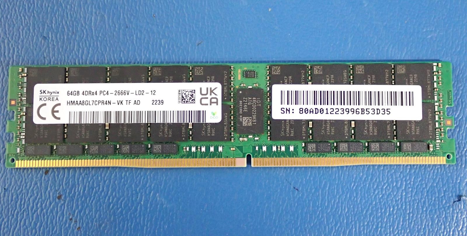 SK HYNIX HMAA8GL7CPR4N-VK  64GB HMAA8GL7CPR4N-VK DIMM Server RAM