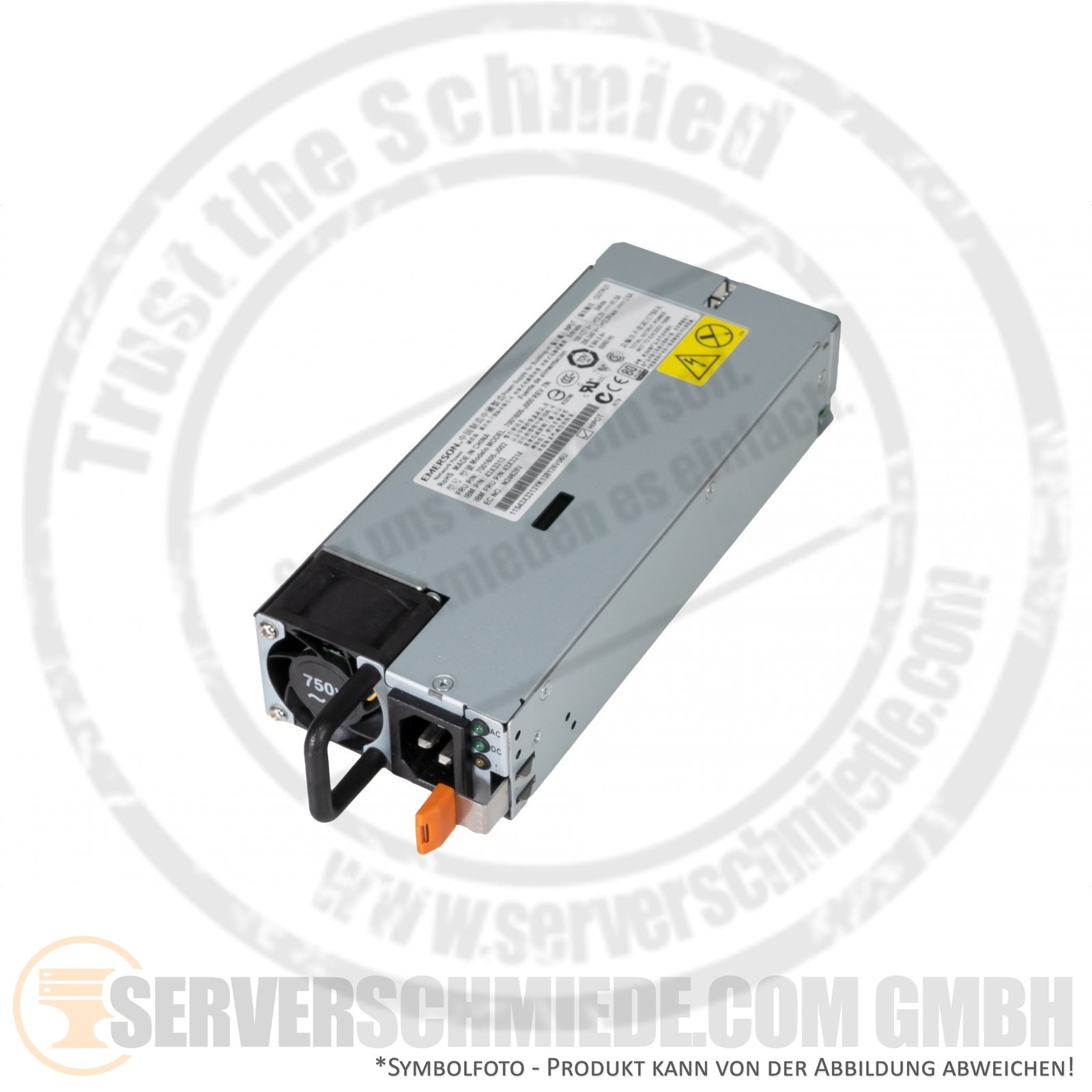 IBM X3300 M4, X3550 M4, X3650, 3630 M4 750W PSU Power Supply 43X3313