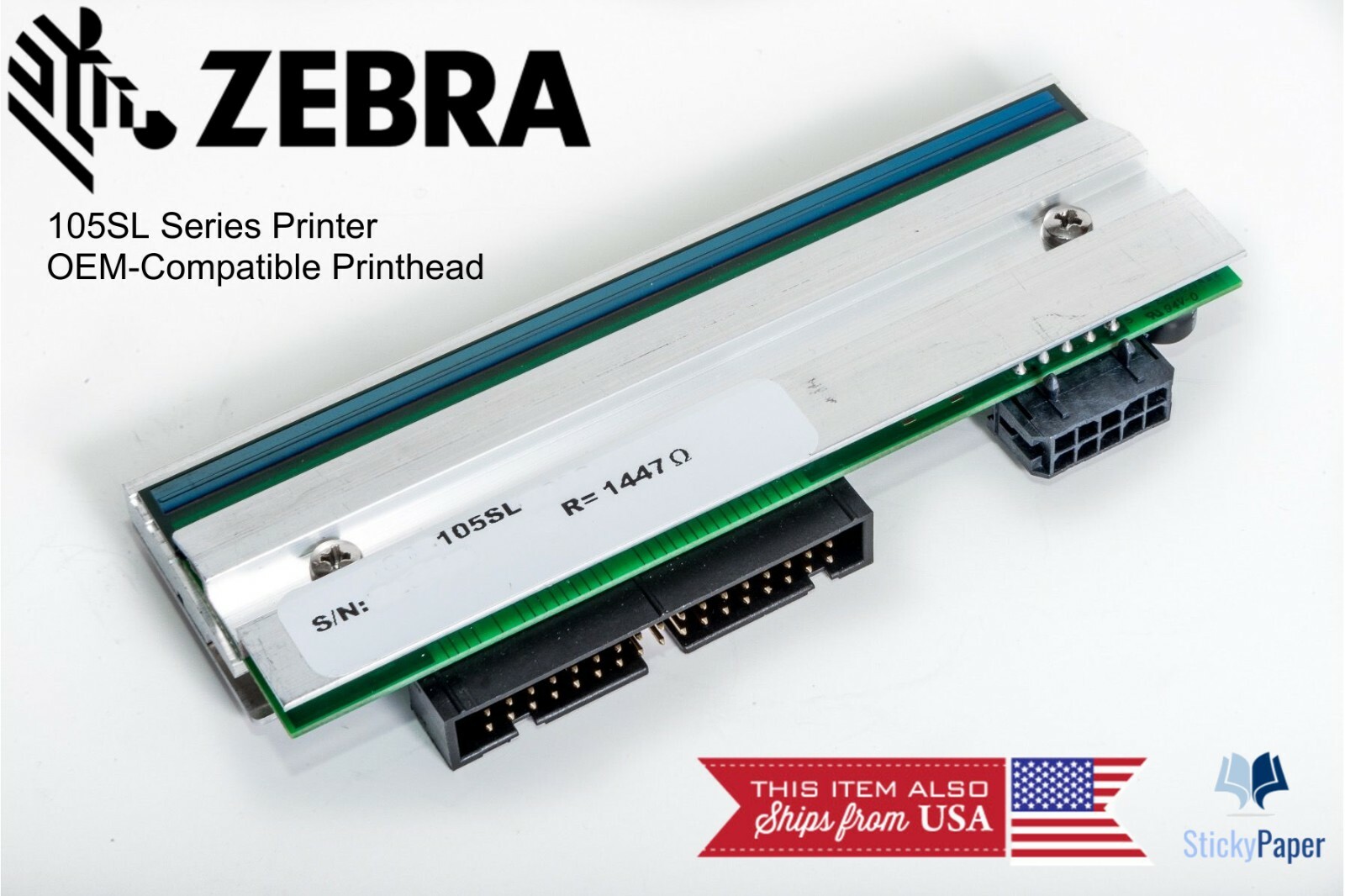 Zebra 105SL 300 dpi Printhead (G32433M) USA Stocked & Shipped