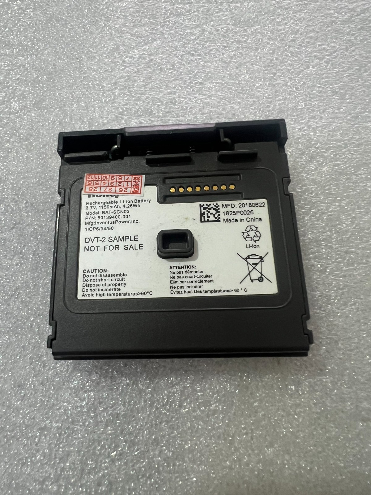 New BAT-SCN03 Replacement Battery for Honeywell 8680i Wearable Scanner
