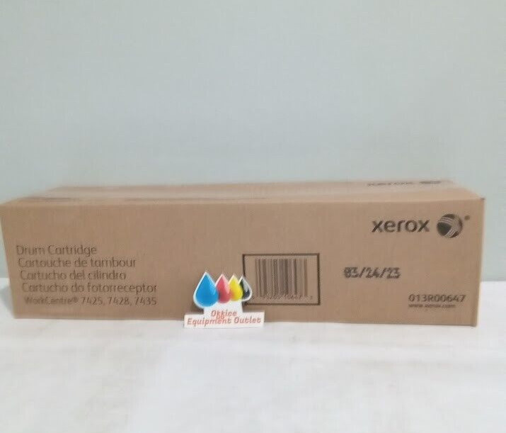 Xerox 013R00647 Black and Color Drum Cartridge WorkCentre 7425