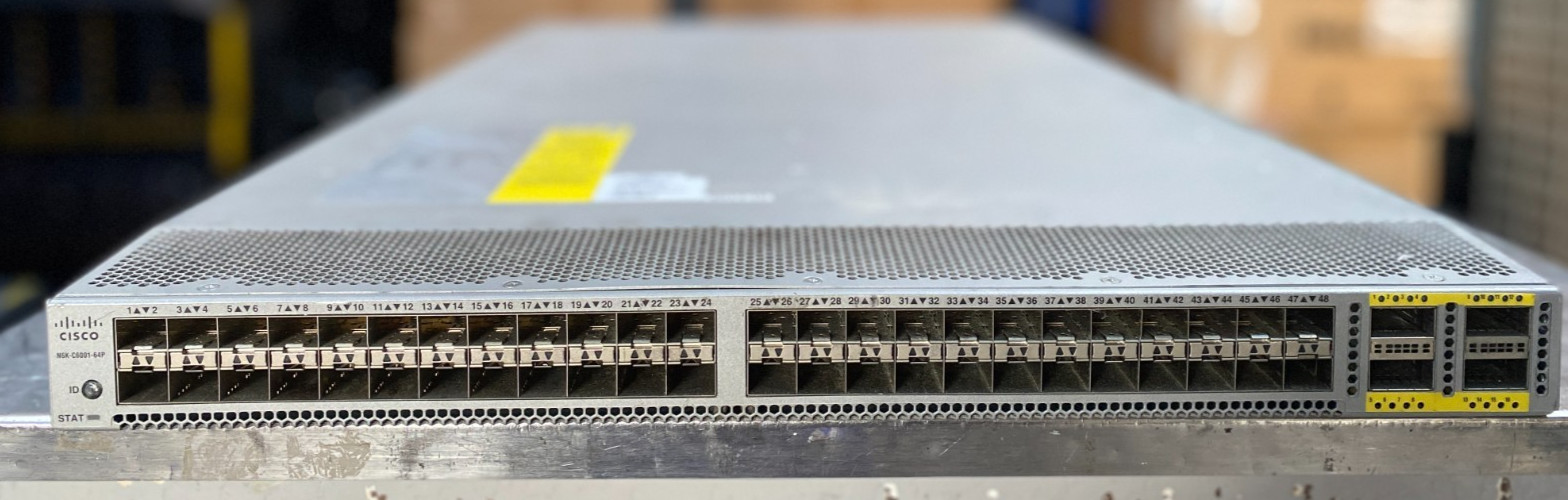 Cisco N6K-C6001-64P 48 Port 10GBE SFP+ Switch 3x Fans 2x PSU