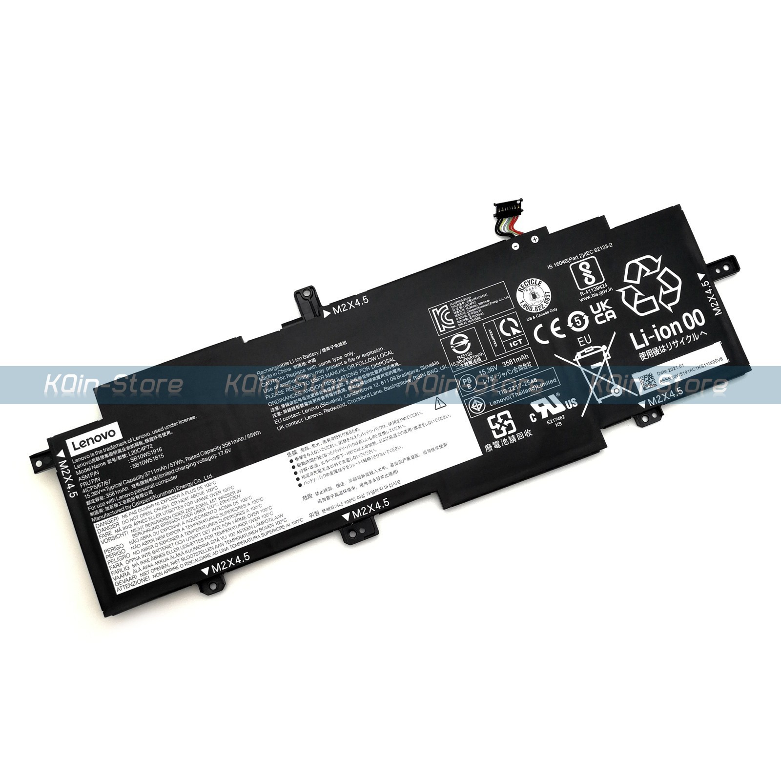 Genuine L20M4P72 L20L4P72 L20D4P72 Battery for Lenovo ThinkPad T14s Gen 2 2021