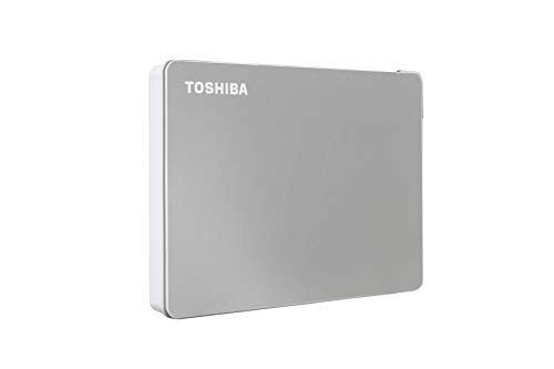 Toshiba Canvio Flex HDTX110XSCAA 1 TB Portable Hard Drive - External - Silver