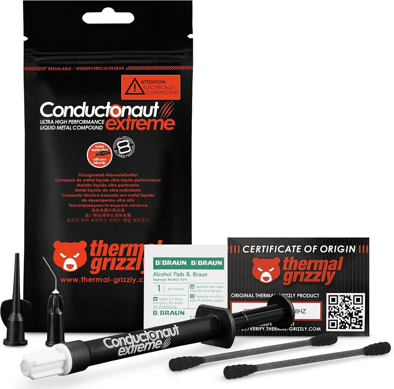Thermal Grizzly - Conductonaut Extreme - 5 Gram - Ultra High Performance Liquid