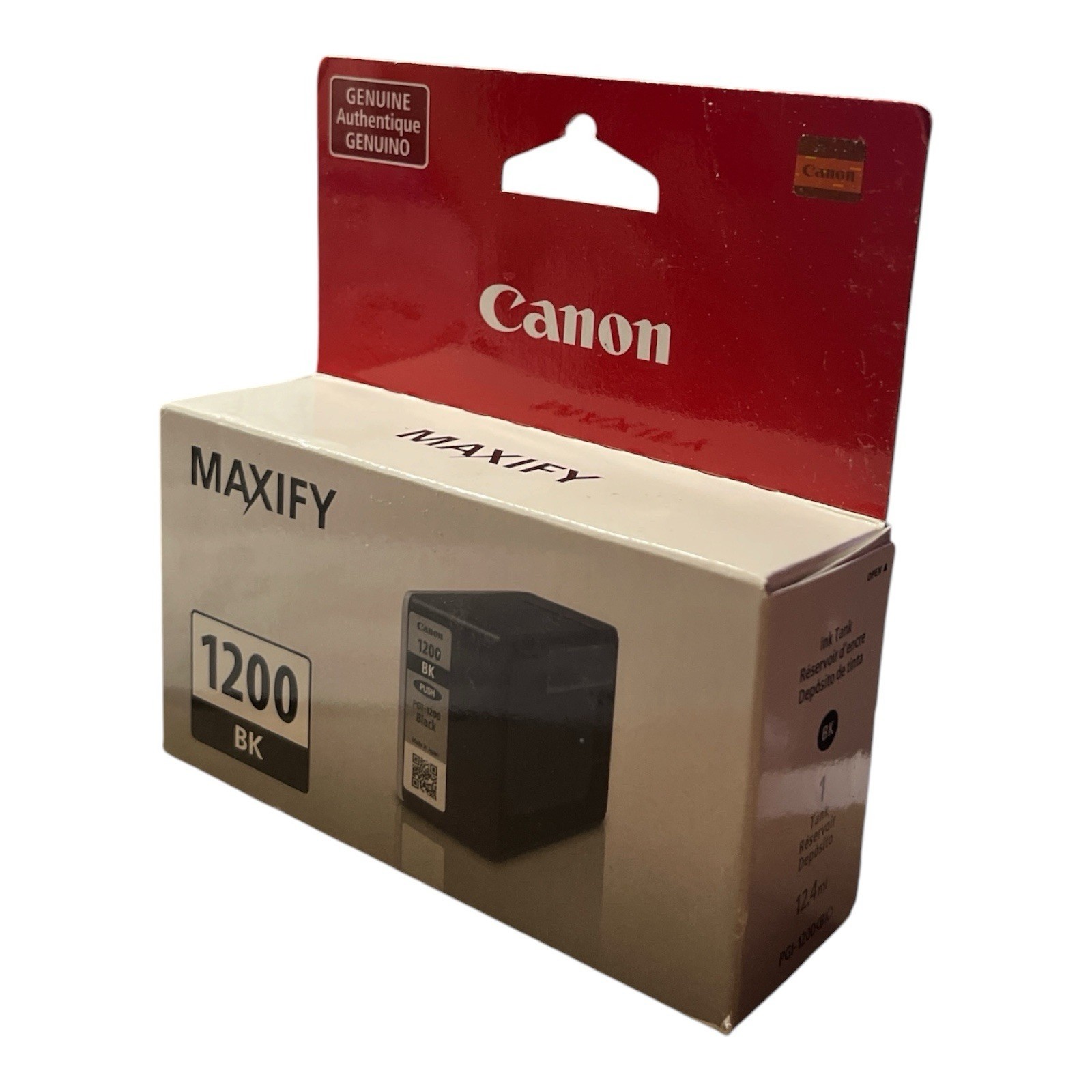 Genuine Canon PGI-1200BK Black Ink Cartridge – OEM – Factory Sealed