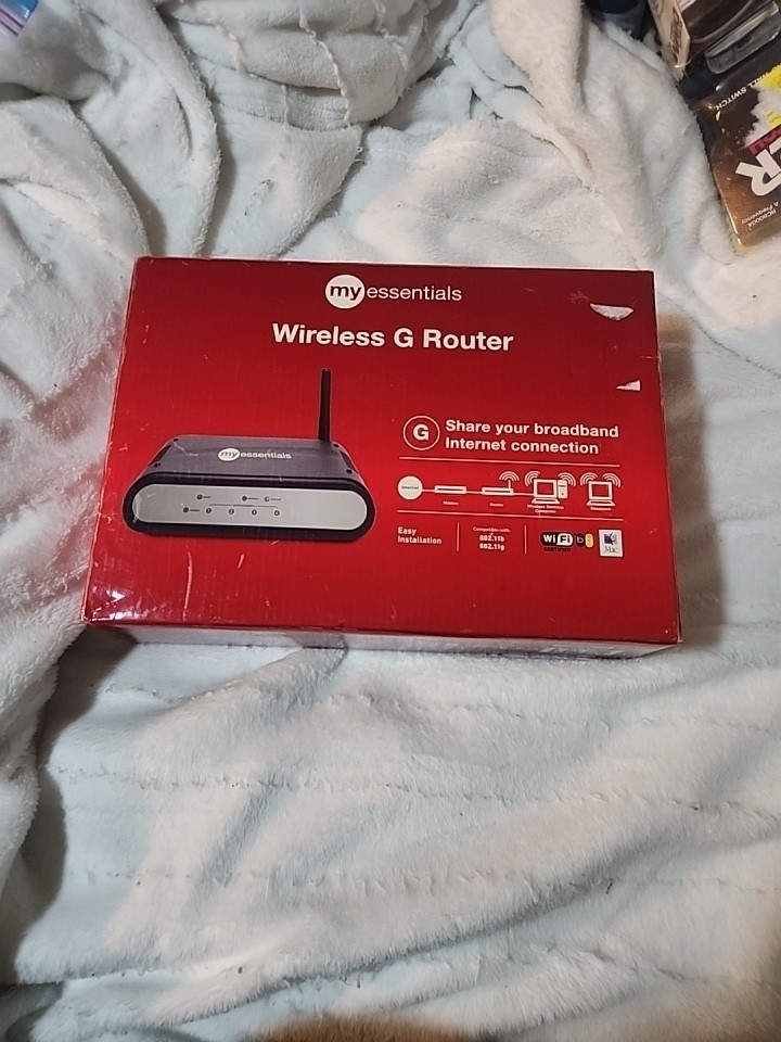New In Box Belkin Wireless G Router My Essentials VNTG Electroniclcs Internet 