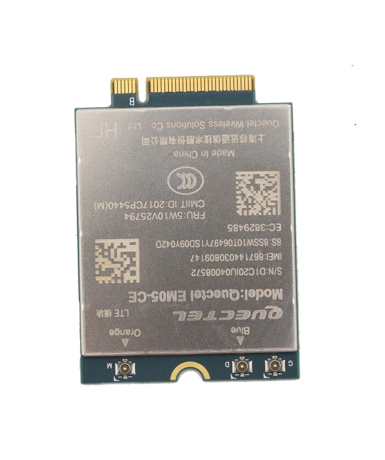 Wireless WAN 4G LTE Cat4 WWAN Module For Thinkpad X13 T14 T15 Gen 2 5W10V25794