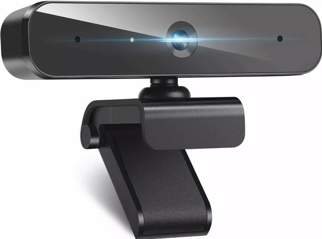 1080P Webcam for PC Laptop Desktop 360-Degree Rotation Streaming Webcam