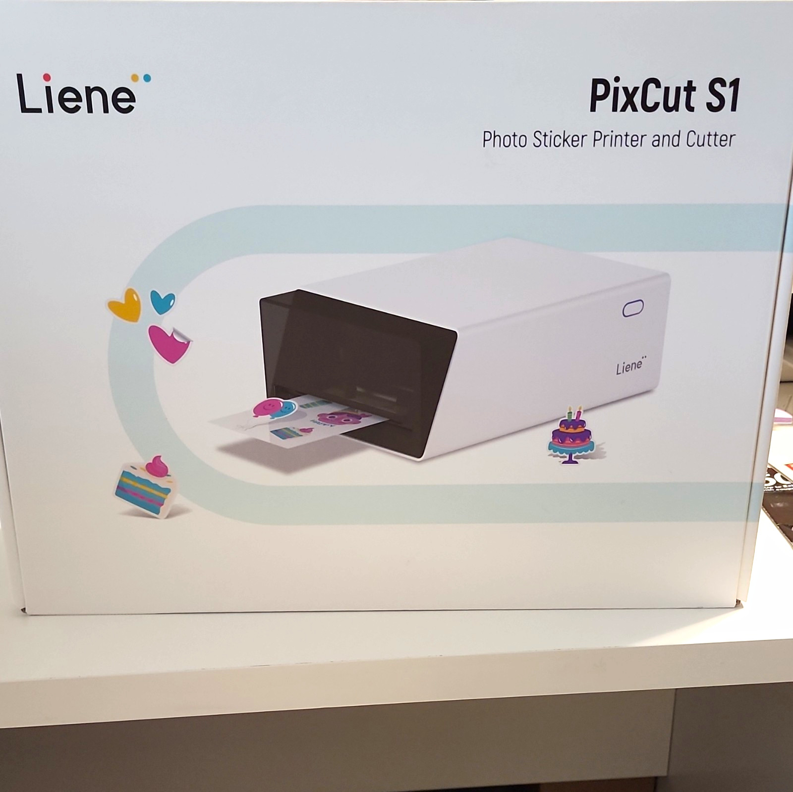 Liene PixCut S1 Thermal Color Photo Sticker Printer & Cutter, Bluetooth