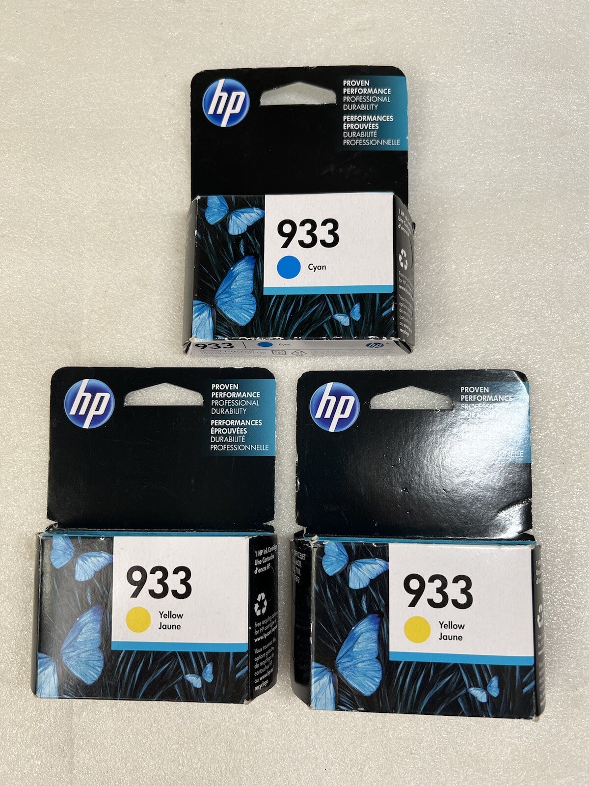Genuine HP 933 (CN060AN) Yellow Ink Cartridge OEM - Expired 11/19
