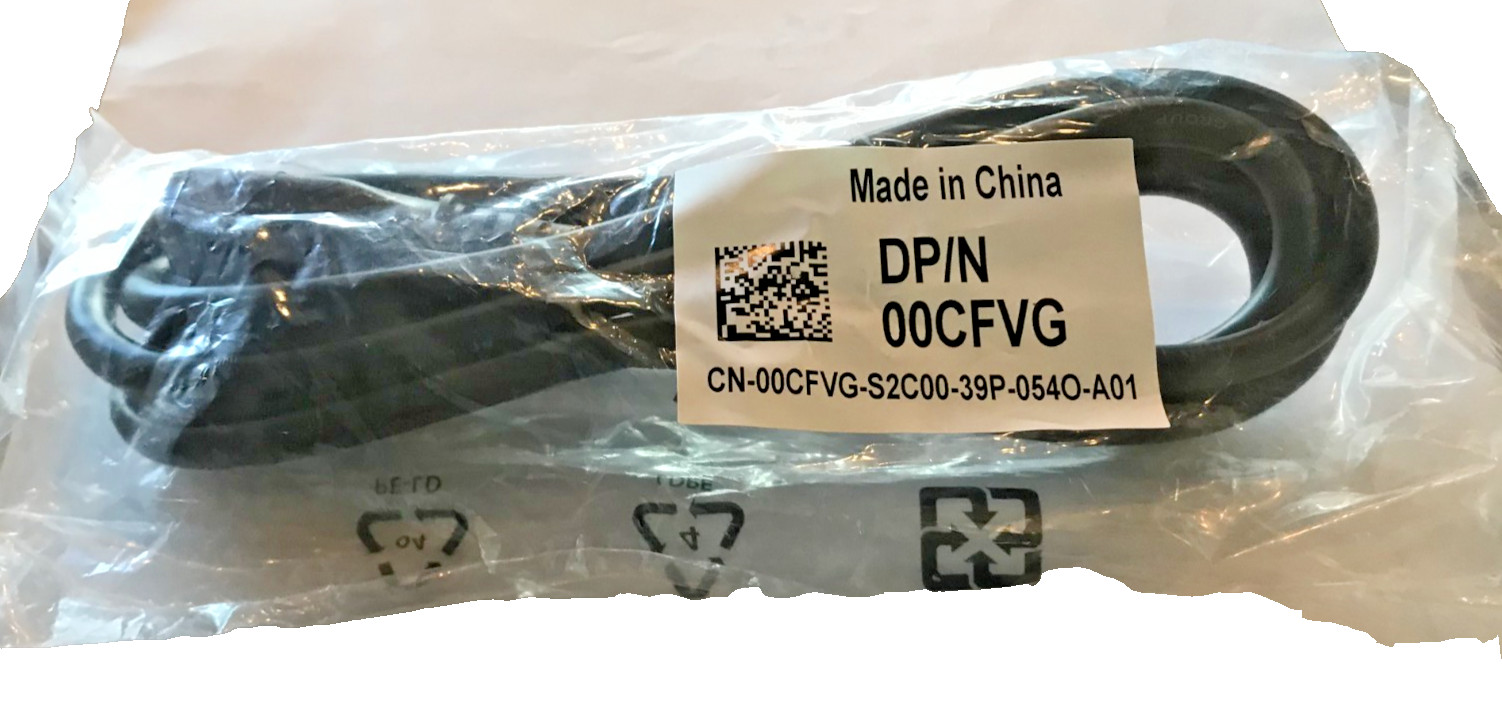Dell PN: 00CFVG 6' Server Cable Power cable cord 6ft/2m *NEW*