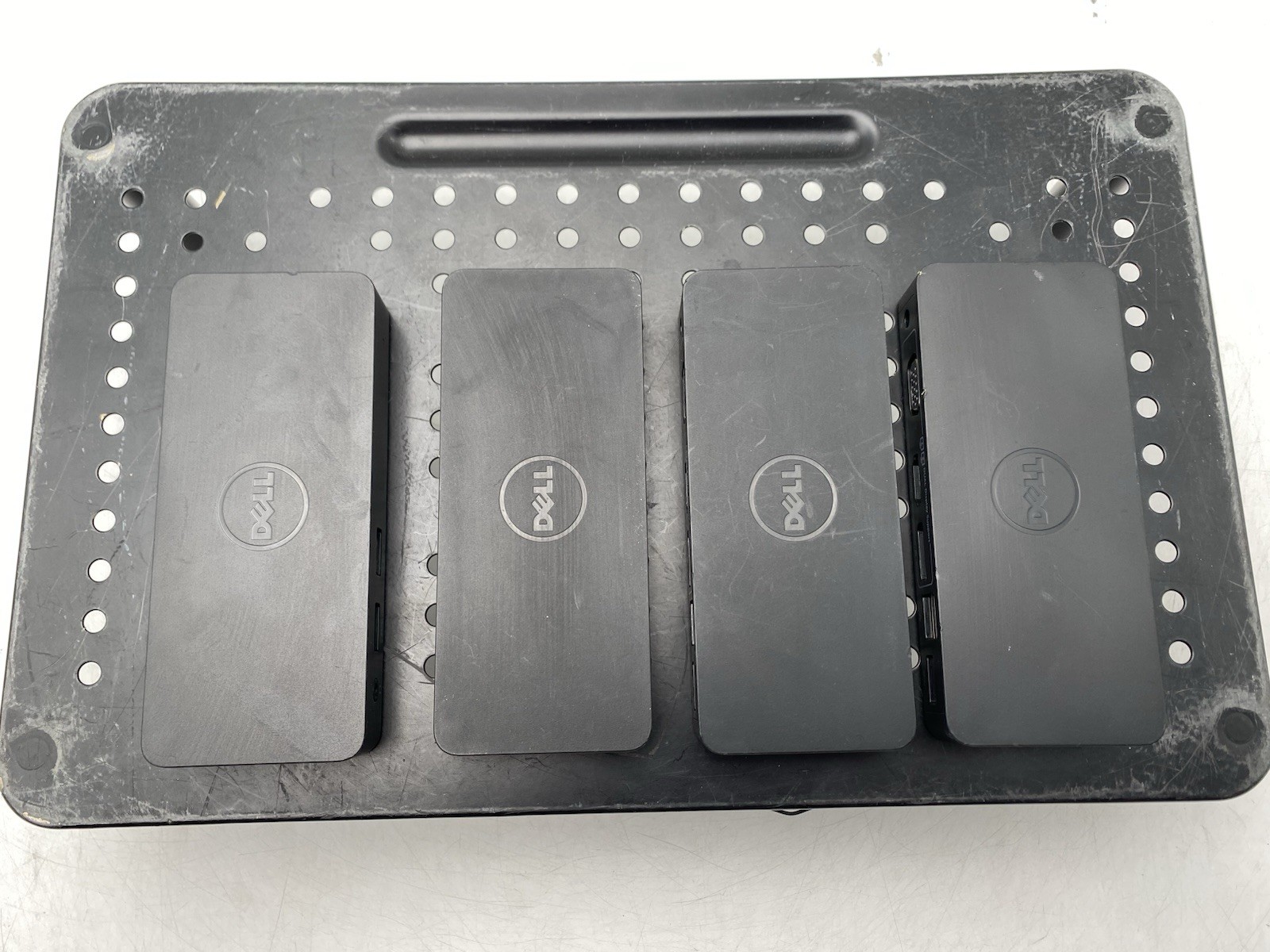 Lot of 4 DELL D1000 DUAL VIDEO USB 3.0 DOCKING STATION (NO CABLES)